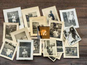 brown pigment in vintage photos