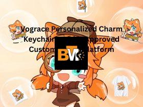 Vograce Personalized Charm Keychains Artist-Approved Customization Platform