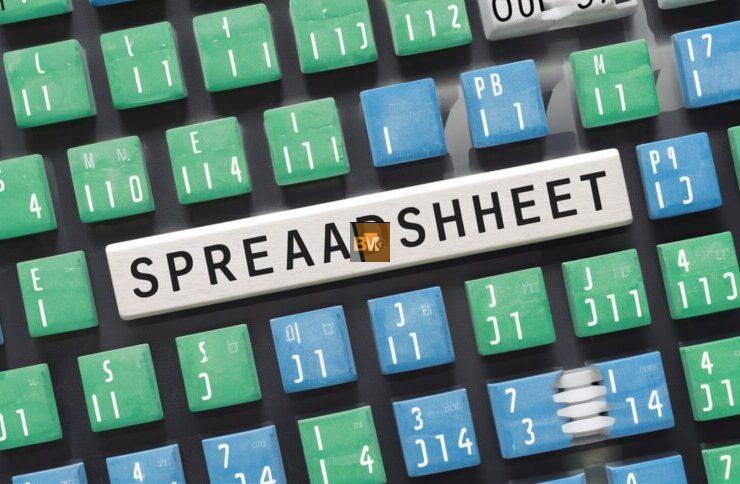 spreadsheet rectangles