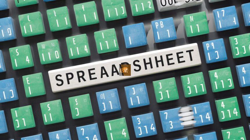 spreadsheet rectangles