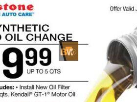 firestone oil change price