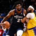 lakers vs 76ers match player stats