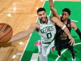 boston celtics vs lakers match player stats