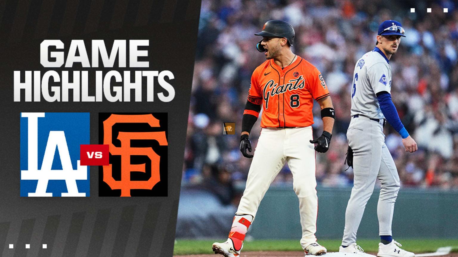 san francisco giants vs dodgers match player stats