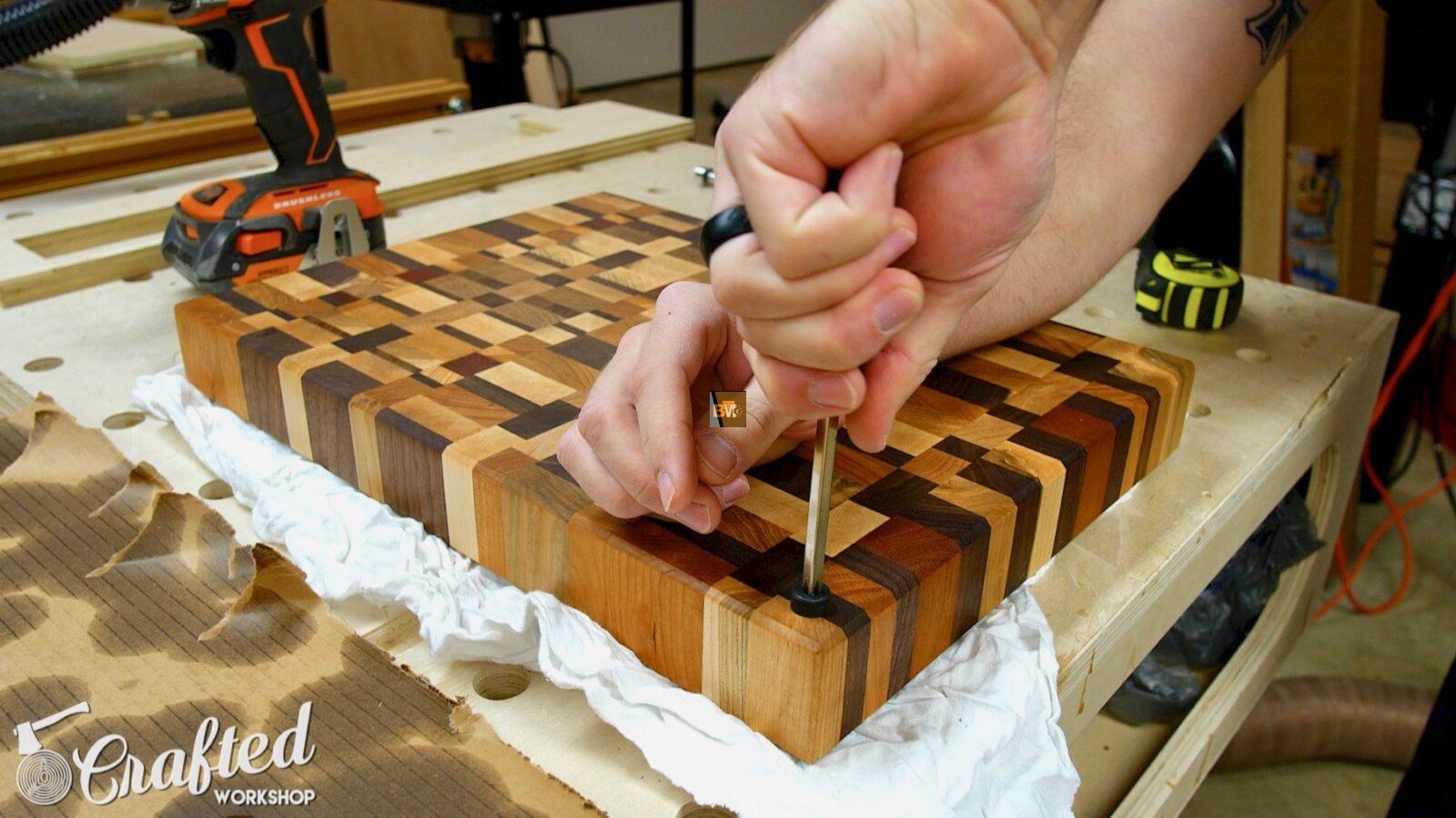 how to make an end grain cutting board
