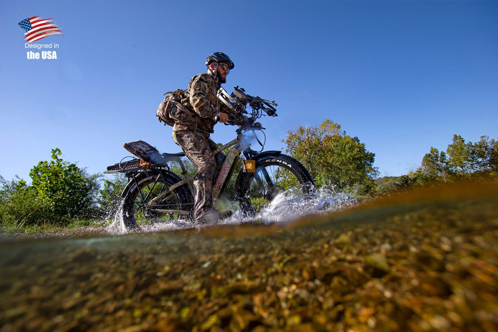 Electric Hunting Bike with Advanced Safety Features