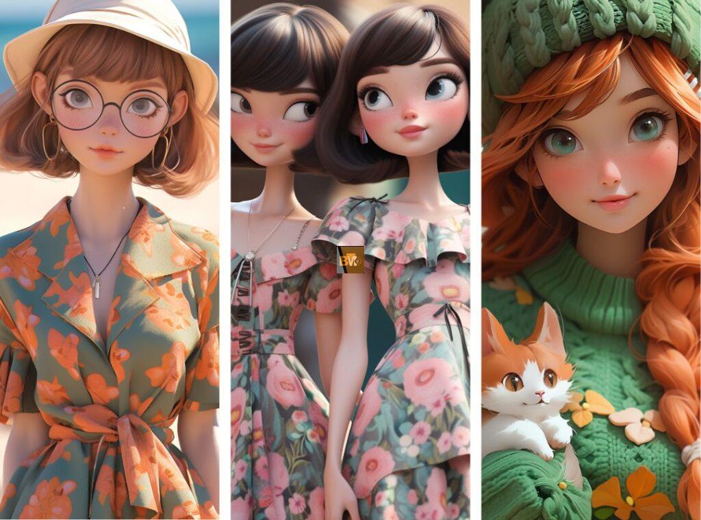 pretty female prompts aesthetic