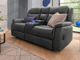 ﻿Series 4 2 Seater Electric Recliner Sofa with Cup Holder