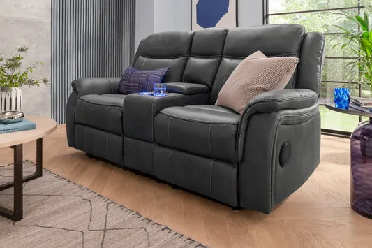 ﻿Series 4 2 Seater Electric Recliner Sofa with Cup Holder