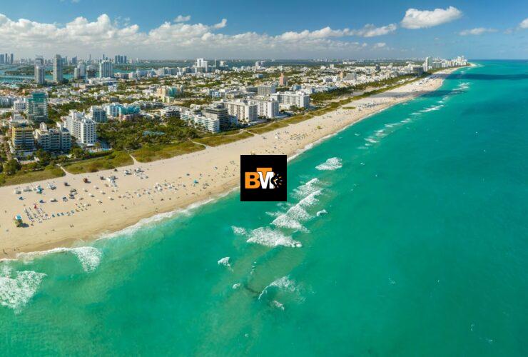 south beach florida view from the coast