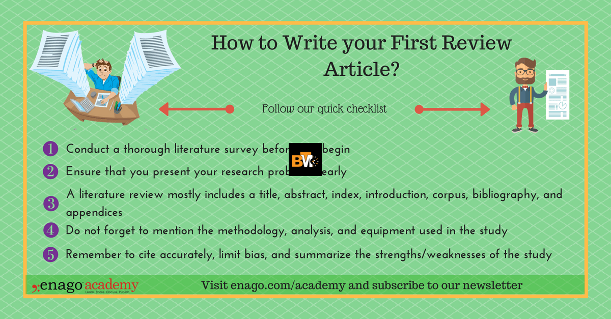 How to Write a Successful Academic Literature Review 