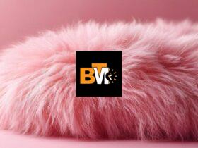 pink faux fur