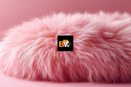 pink faux fur
