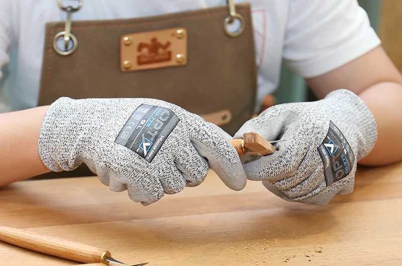 wood carving glove