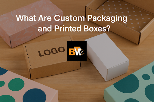 What are custom packaging and printed boxes?