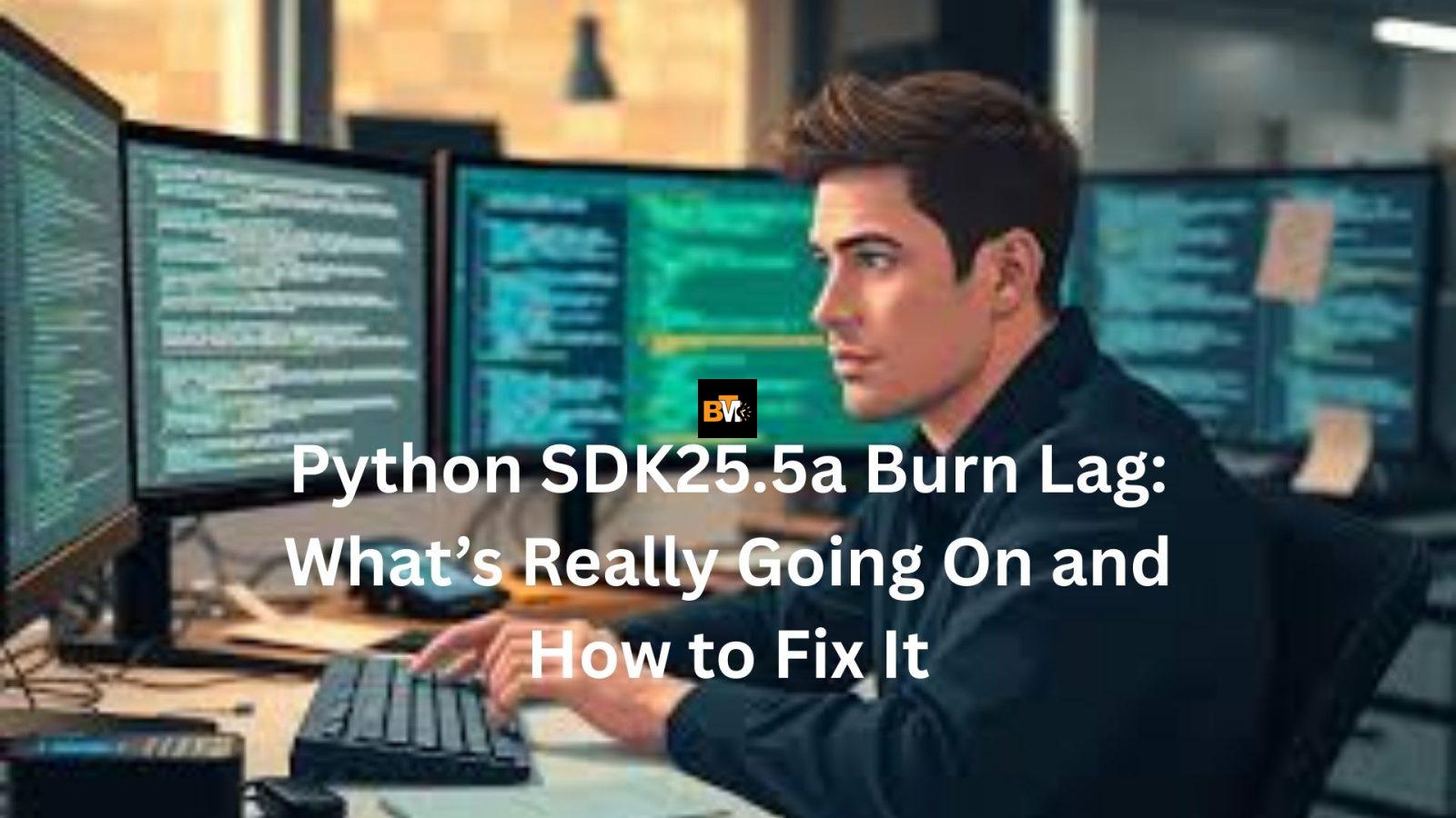 python sdk25.5a burn lag