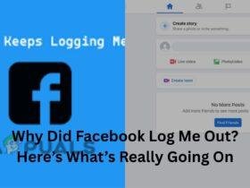 why did facebook log me out