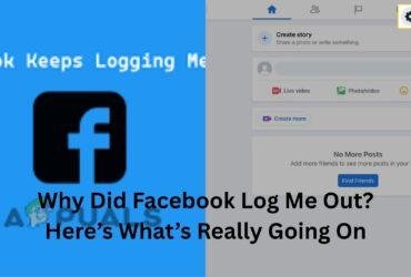 why did facebook log me out