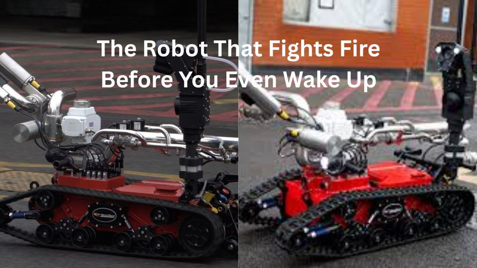 The Robot That Fights Fire Before You Even Wake Up