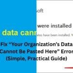 your organization's data cannot be pasted here.