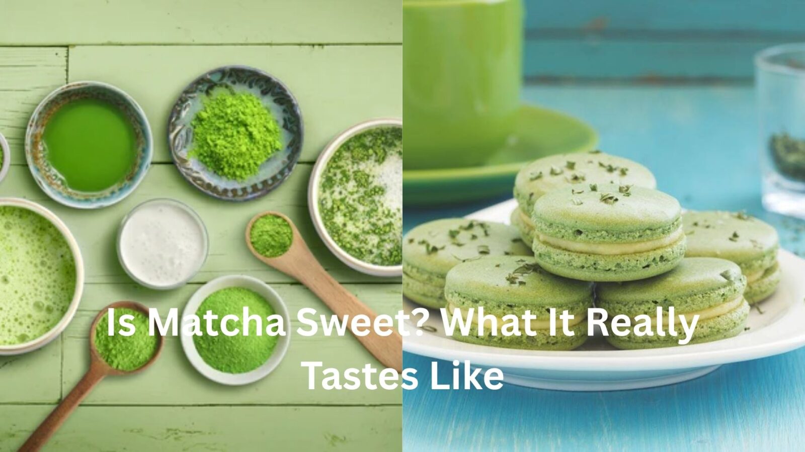 is matcha sweet