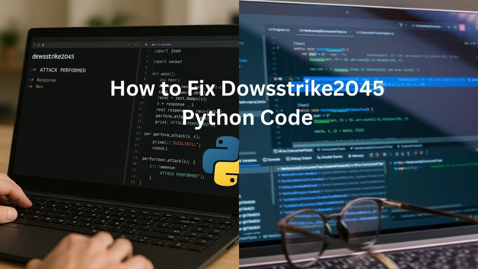 how to fix dowsstrike2045 python code