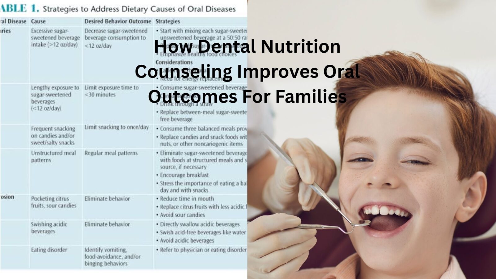 How Dental Nutrition Counseling Improves Oral Outcomes For Families