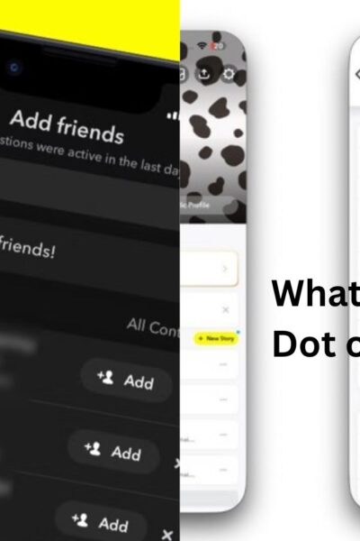 what is the green dot on snapchat